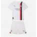 AC Milan Christian Pulisic #11 Replika babykläder Bortaställ Barn 2023-24 Kortärmad (+ korta byxor)